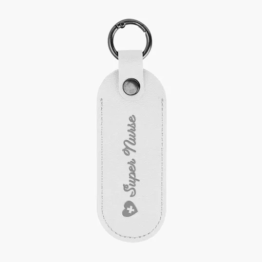 Bates Leatherette Key Tag with Carabiner — view 6