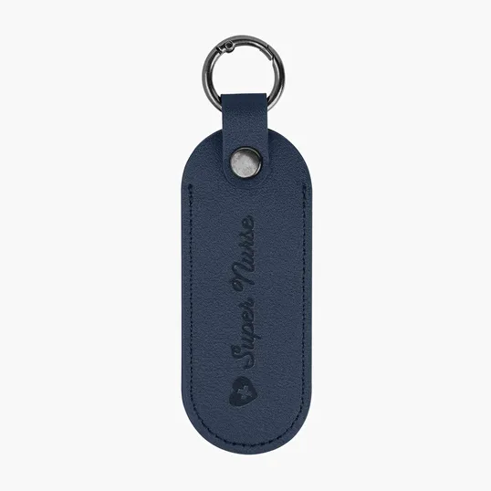 Bates Leatherette Key Tag with Carabiner — view 5