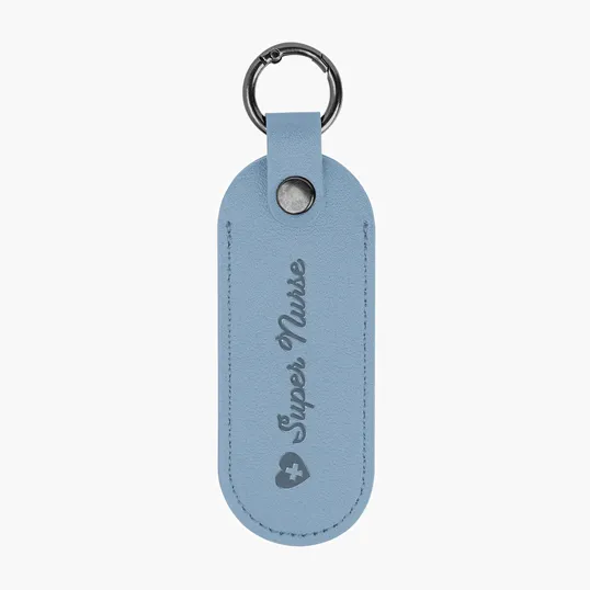 Bates Leatherette Key Tag with Carabiner — view 3