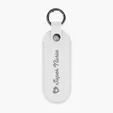 Bates Leatherette Key Tag with Carabiner — view 6