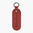 Bates Leatherette Key Tag with Carabiner — view 4