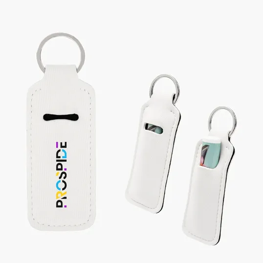 Neoprene Lip Balm Holder Key Chain — view 3