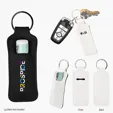 Neoprene Lip Balm Holder Key Chain