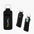 Neoprene Lip Balm Holder Key Chain — view 2