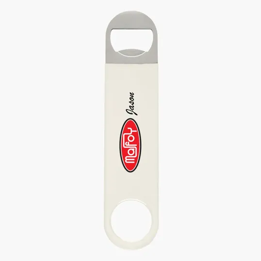 Large Vinyl Coated Stainless Steel Bottle Opener — view 8