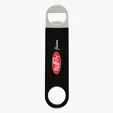 Large Vinyl Coated Stainless Steel Bottle Opener — view 2