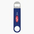 Large Vinyl Coated Stainless Steel Bottle Opener — view 4