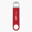 Large Vinyl Coated Stainless Steel Bottle Opener — view 6