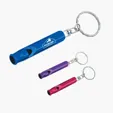 Whistle Key Ring with Split Ring Attachment — view 4