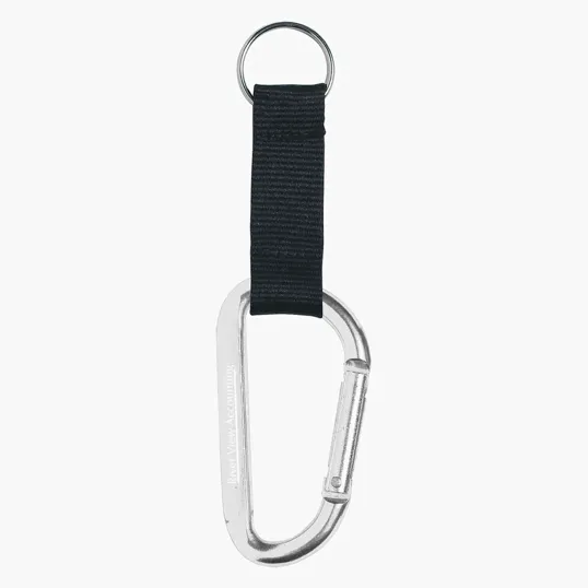 8mm Aluminum Carabiner with Split Ring — view 9