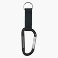 8mm Aluminum Carabiner with Split Ring — view 2