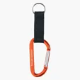 8mm Aluminum Carabiner with Split Ring — view 6