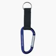 8mm Aluminum Carabiner with Split Ring — view 11