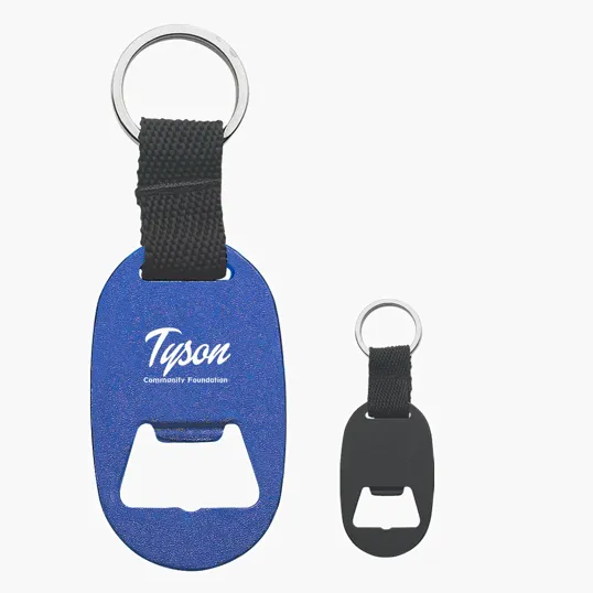 Metal Key Tag With Bottle Opener — view 3