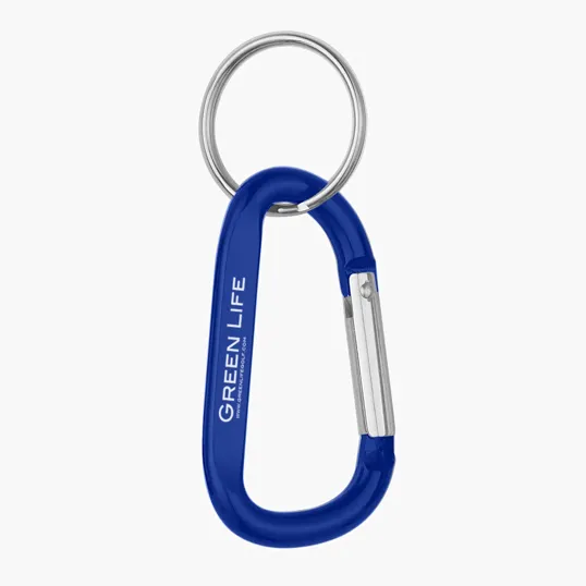 8mm Carabiner With Split Ring — view 3