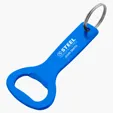 Aluminum Bottle Opener Key Ring — view 2