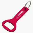 Aluminum Bottle Opener Key Ring — view 8