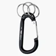 8mm Metal Carabiner with Triple Split Ring