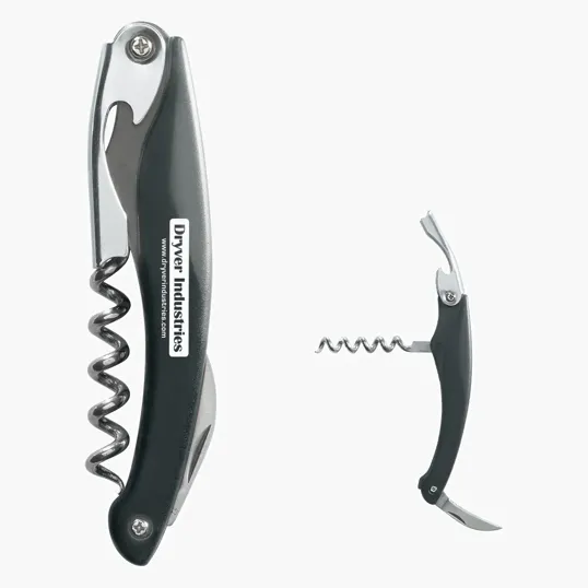 Plastic Waiter's Knife with Bottle Opener, Corkscrew, and Knife — view 2