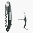 Plastic Waiter's Knife with Bottle Opener, Corkscrew, and Knife — view 2