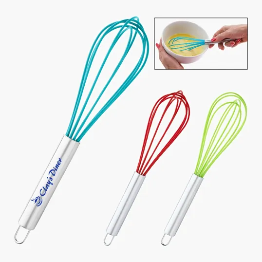 Stainless Steel Whisk with Rubber Handle