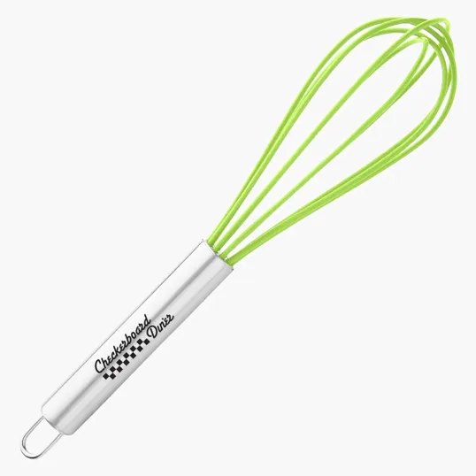 Stainless Steel Whisk with Rubber Handle — view 3