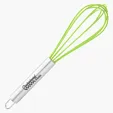 Stainless Steel Whisk with Rubber Handle — view 3