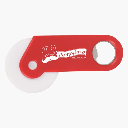 Pizza Cutter With Bottle Opener — view 4
