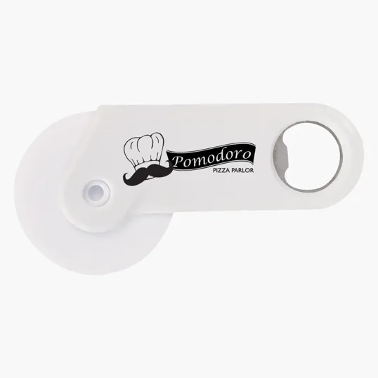 Pizza Cutter With Bottle Opener — view 5