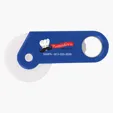 Pizza Cutter With Bottle Opener — view 2