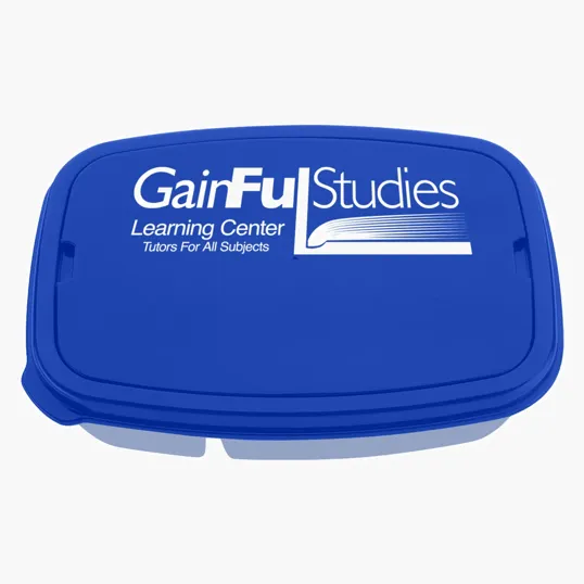 2-Section Recycled Polypropylene Lunch Container — view 3