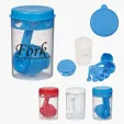 7-Piece Measuring Set with Nesting Design and Lid