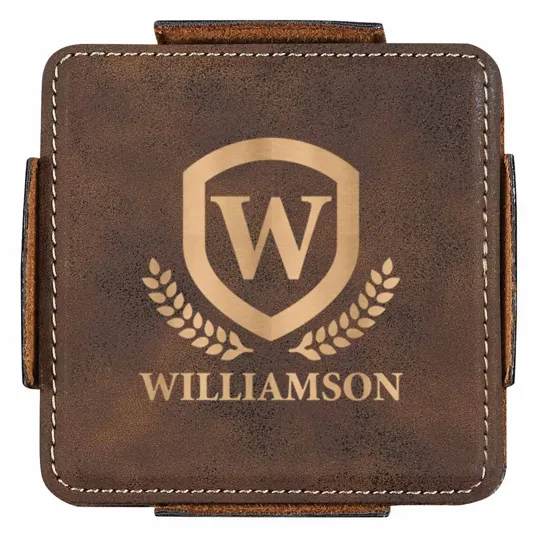 4-Piece Coaster Set With Holder — view 4