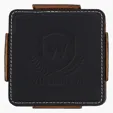 4-Piece Coaster Set With Holder