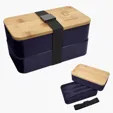 Stackable Bento Lunch Set with Bamboo Lid — view 6