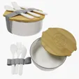 Campfire Circle Bento Box with Bamboo Lid — view 4
