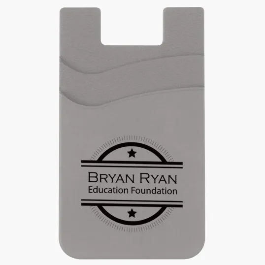 Dual Pocket Silicone Phone Wallet — view 4