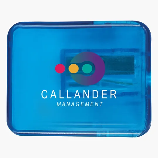 Flip-Top Plastic Pencil Sharpener — view 4
