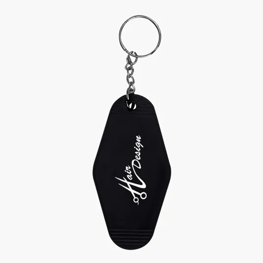 Motel Style Key Ring with Split Ring Attachment — view 2
