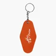 Motel Style Key Ring with Split Ring Attachment — view 5