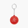 Round PU Stress Reliever Keychain — view 4