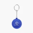 Round PU Stress Reliever Keychain — view 5