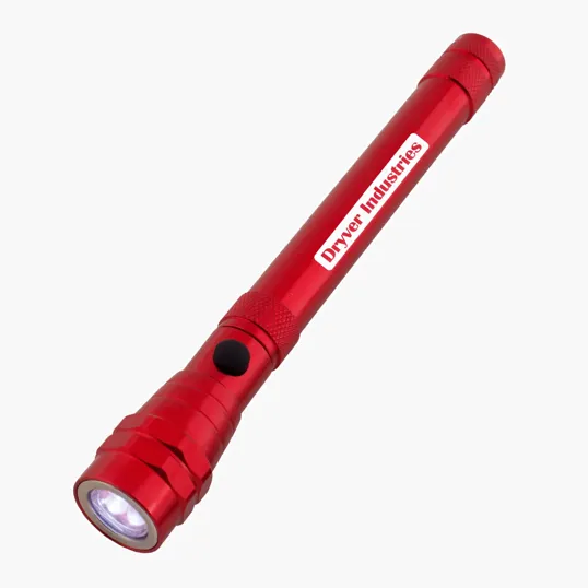 Telescopic Rechargeable Recycled Aluminum Flashlight with Magnet — view 4