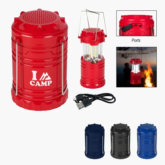 COB Pop-Up Lantern With Bluetooth® Speaker