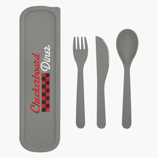 Wheat Utensil Set with Travel Case — view 8