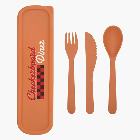 Wheat Utensil Set with Travel Case — view 11