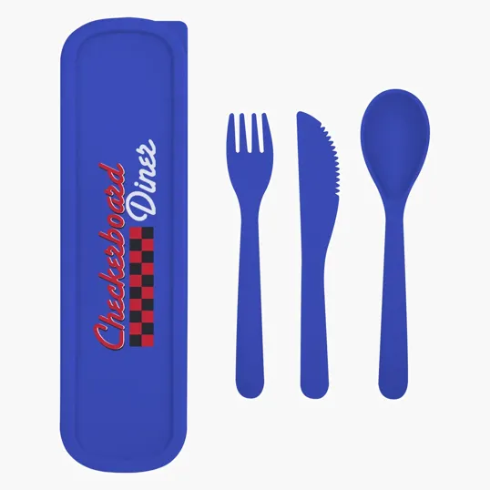 Wheat Utensil Set with Travel Case — view 12