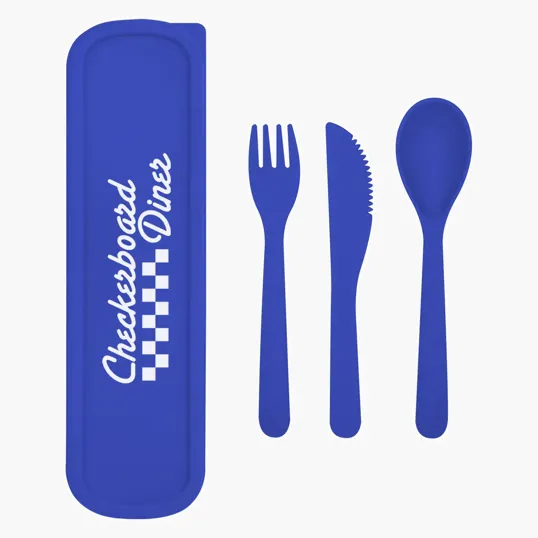 Wheat Utensil Set with Travel Case — view 5