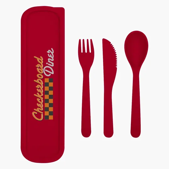 Wheat Utensil Set with Travel Case — view 13