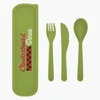 Wheat Utensil Set with Travel Case — view 9